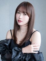 アイティー バイ アルバム 浦和店(IT by ALBUM)&nbsp;ロングくびれヘア韓国ヘア顔周りレイヤーグレージュ_F0107