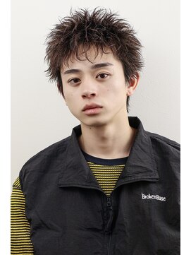 オーシャントーキョー 原宿(OCEAN TOKYO) スパイキーショートメンズツイストスパイラルパーマツーブロック