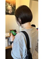 ニードバイスケール(NEED by SCALE)&nbsp;ミニボブ×オリーブグレージュ