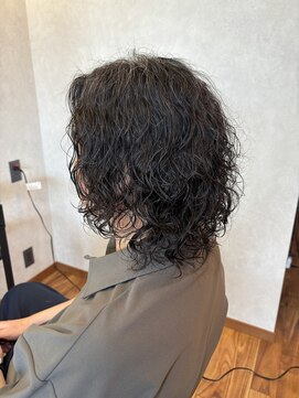 ケイブ(CAVE) ミディアム×スパイラルパーマ