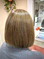 ギヴ 玉造店(Give) ハイトーンカラー ミルクティーベージュ