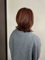 ヘアメイク イアラ 高柳(hair make iara)&nbsp;くびれのあるミディアムレイヤースタイルで大人可愛い印象。