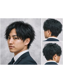 ビジネスシーンでも好印象の爽やかスタイルをご提案！清潔感のあるスタイルでビジネスシーンもバッチリ◎