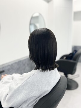 透明感ダークグレージュ