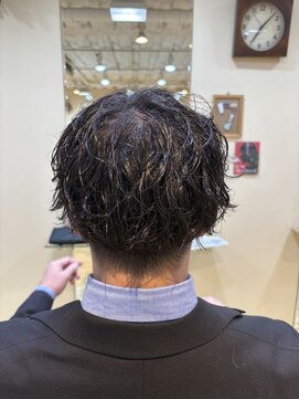 エイチエアー アルファ H'air alfa つつじヶ丘北口店 無造作パーマ