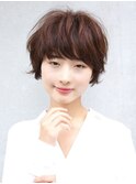 無造作くせ毛風ショート【中山】