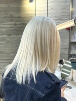 ヲタク(wotaku.)&nbsp;ホワイトブロンドホワイトブリーチハイトーンダブルブリーチ金髪
