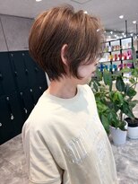 ルプル バイ フェイス 磯子(L'pul by face) ゆとりハンサムショート×ロイヤルベージュ style by 田爪