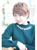 リメル 奥沢自由が丘店(Remel)&nbsp;【Ash自由が丘/坂本哲也】アシンメトリーバング×耳かけショート