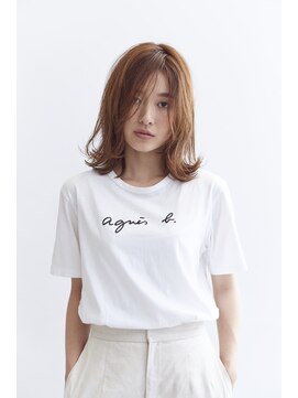 リンクリンク バイ エール 生駒(LINK LINK by aile) 【LINK LINK難波店】ナチュラル外ハネミディ