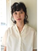 【Lepes】ミディアムボブの編み込みヘアアレンジ★ハーフアップ