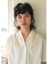 ユノ(juno)&nbsp;【Lepes】ミディアムボブの編み込みヘアアレンジ★ハーフアップ