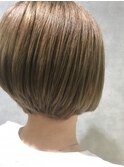 ショート×グラデーションカット