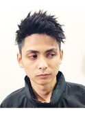 細束感☆爽やか☆アップバング☆ワイルドツーブロック