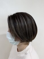 アズール 草加(azule) コントラストハイライト アッシュグレージュ