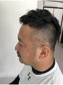 黒髪刈り上げショート☆