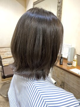 ネオリーブカップ 町田店(Neolive capu) レイヤーボブ×カーキグレージュ【町田/jr町田/町田駅】