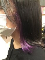 カミリー(Kamily)&nbsp;#インナーカラー #パープル#ラベンダーグレー