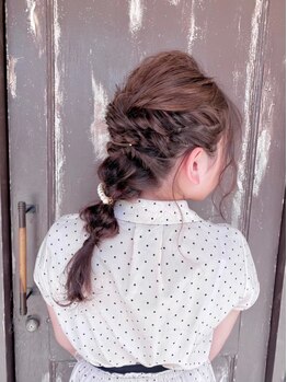 ヘアースタジオ エフ(Hair studio f)の写真/【JR茨木東口/徒歩3分】ルーズなアレンジから普段使いもできるナチュラルだけどひと味違うStyleまで提案◎