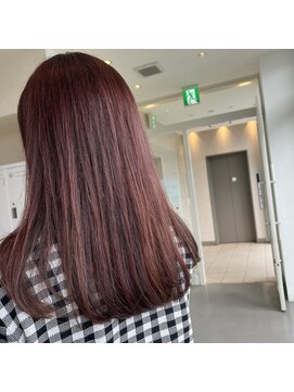 リセテラス (Lycee terrace) ピンクカラー/ロングヘア/髪質改善カラー