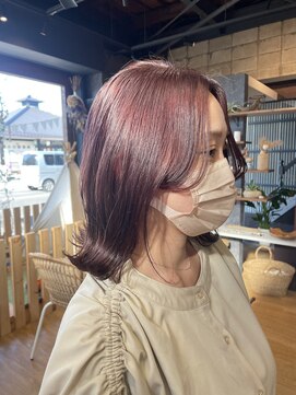 フラネ(flaner) モーブピンクとくびれヘア