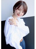 大人可愛いショートボブ 20代/30代/40代