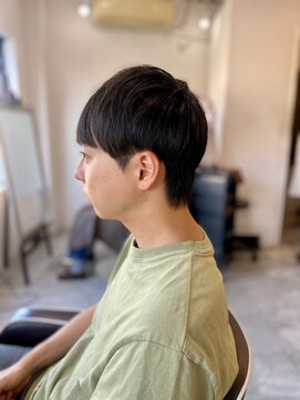 ソイクフ(SOY KUFU) MEN’S HAIR カルマパーマハイライトアッシュブラック