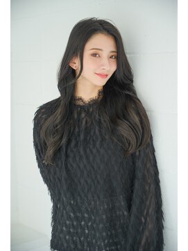 リトル 藤沢(little) 韓国風黒髪ゆるウェーブ