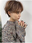 大人可愛い20代30代40代ナチュラルショートボブ前下がり