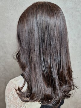 バロンビューティー(BARON Beauty) グレーベージュ韓国ワンホンレイヤーロング/グレーベージュ