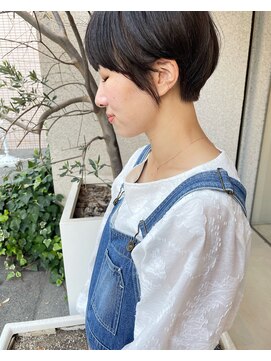 ヘアポケット スタイル店(HAIR POCKET) 丸み黒髪マッシュ