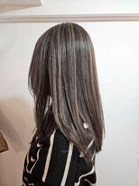 ツムグ 代官山 中目黒(TUMUGU)&nbsp;グレーアッシュグレイパールコントラストハイライト