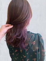 ヘアーデザインハル(hair desigin hal) インナーカラーピンク