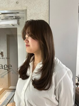 リバレッジ 白金(Leverage) 海外レイヤーカーテンバング20代30代40代【目黒白金】