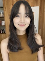 ガーランド (Garland) 大人かわいい顔まわりレイヤー艶髪ベージュ小顔レイヤーカット