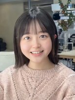 ティア(Tia.)&nbsp;（巻ける縮毛矯正/ボブヘア/ぱっつん前/ブラックカラー）