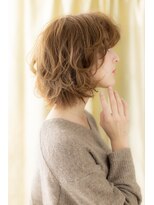 カバーヘア ブリス 志木南口駅前店(COVER HAIR bliss)&nbsp;乾かすだけ大人美人抜け感ウェーブミディアムボブZ志木30代40代