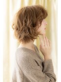 乾かすだけ大人美人抜け感ウェーブミディアムボブZ志木30代40代