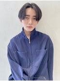 センターパート　ニュアンスパーマ　ナチュラルパーマ　MOMO