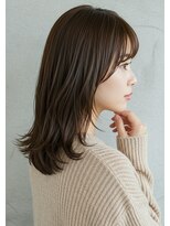 アントワープトーキョー(antwerp TOKYO)&nbsp;30代40代50代顔周り内巻きレイヤー髪質改善酸性ストレート