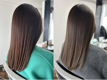 キアノス(kyanos)の写真/厳選された最高級トリートメントで【シルクのように柔らかい指通り】と【極上の艶髪】を叶える＊熊本上通