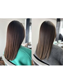 厳選された最高級トリートメントで【シルクのように柔らかい指通り】と【極上の艶髪】を叶える＊熊本上通