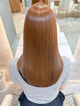 ロンド エスポワール 錦糸町(Lond espoir) ■ブリーチなしチェリーブラウン髪質改善イルミナカラー前髪m