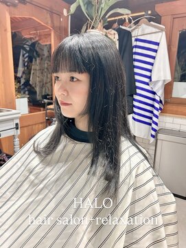 ハロ(HALO) 透明感のあるブルーブラックカラー