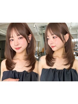 【小顔見せ◎】卓越したカット技術で似合うが見つかる。印象を決める顔周りのカットはkyliにお任せ♪