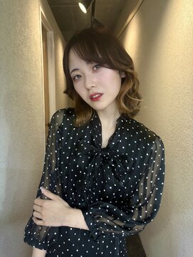 アジールヘア 所沢プロペ通り店(agir hair) くびれ巻き 所沢