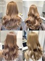 ヘアーメイク ロン(Ron) ブリーチ無し透明感カラー/ベース10トーン以下はダブルカラー