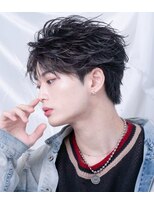 アイトーキョープラスシー 横浜(AI TOKYO+Sea)&nbsp;MEN’S横浜/センターパート/フェザーパーマ/毛流れパーマ/高島町