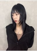 シャギーレイヤー/顔周り/ハッシュカット「宇都宮」