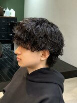 アトラクト バイ ラック 津田沼(Attract by LUCK) シャドウパーマ×ウルフ/津田沼メンズパーマ/波巻きパーマ